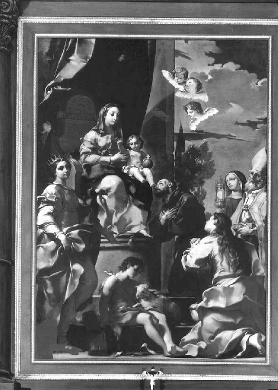 Madonna con Bambino, Santa Caterina, San Giovanni Battista, Santa Maria Maddalena, San Nicola di Bari, Santa Chiara e San Francesco d'Assisi - Fidenza, Parma